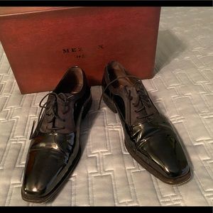 Mezlan Black Patent Leather Formal Oxford shoes
